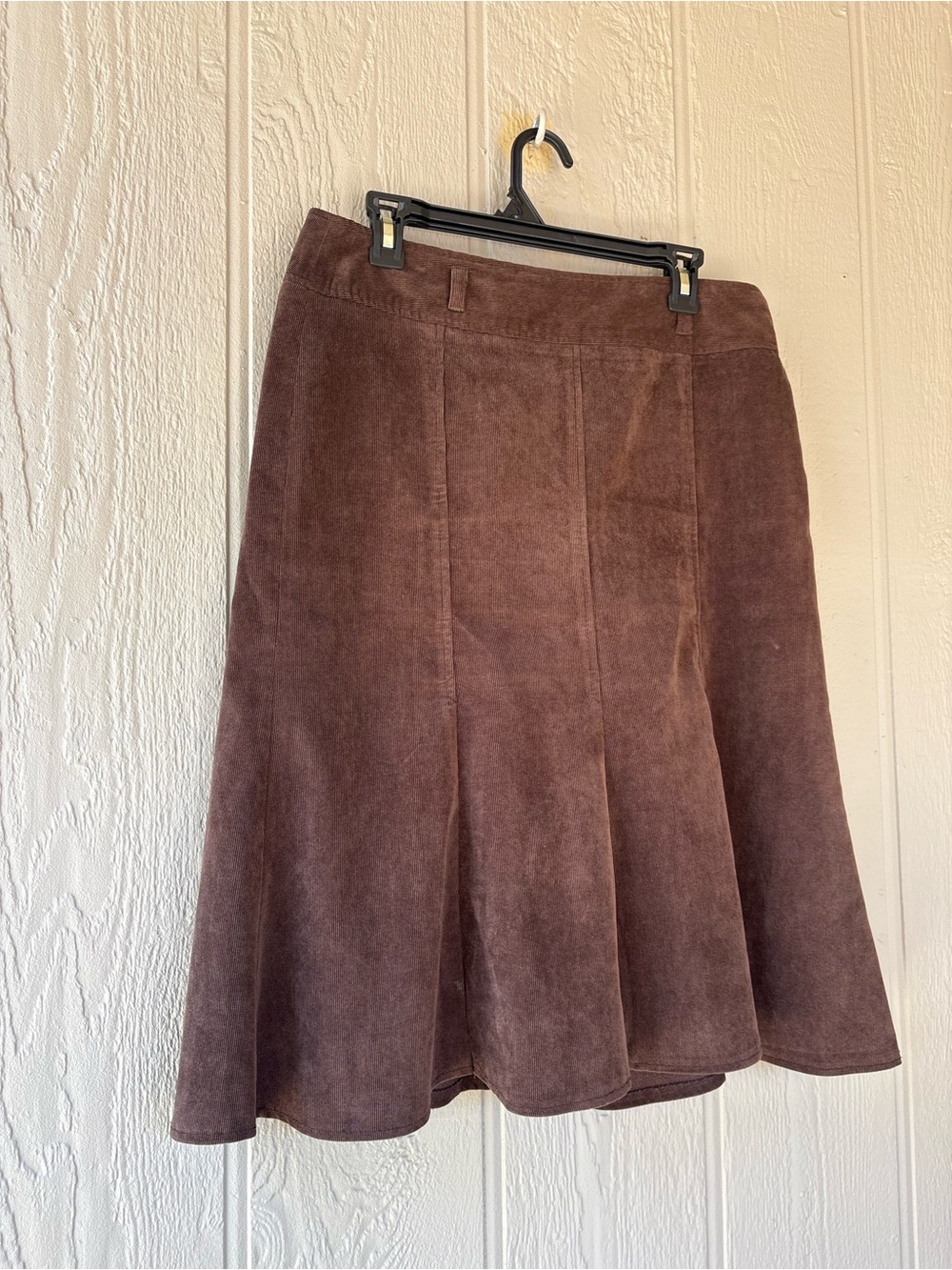 Brown Corduroy Skirt - Women
